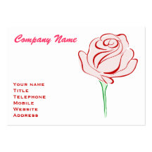 Red Rose Business Card