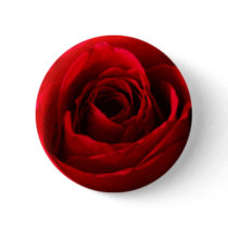 Red Rose Button