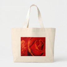 Red Rose Canvas Bag