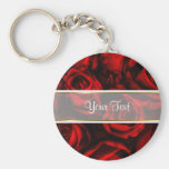 Red Rose Elegance Key Chain
