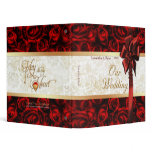 Red Rose Elegance - Our Wedding Vinyl Binders