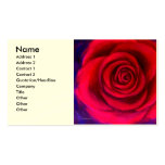 Red Rose Flower Art - Multi Business Card Templates
