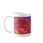 Red Rose Flower Painting - Multi Coffee Mugs