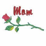 Red Rose for Mom embroidered shirts
