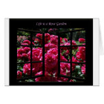 red rose garden cards