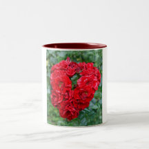 Red Rose Heart mug