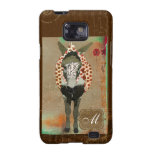 Red Rose Moses Monogram Case Samsung Galaxy S Cases