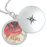 Red Rose Name Necklace