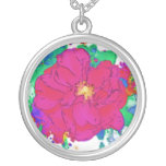 Red rose necklace