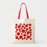 Red Rose Pattern. Tote Bag