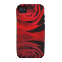 Red Rose Reflection iPhone 4 Cases