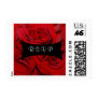 Red Rose RSVP Stamp