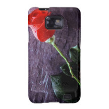 Red Rose Samsung Galaxy Phone Case Galaxy SII Case