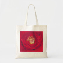 Red Rose Tote Bags