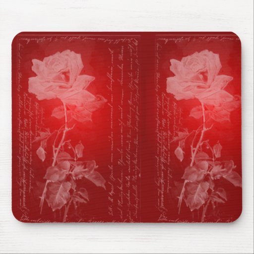 Red Rose Valentine Mouse Pad