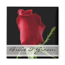 Red Rose Wedding Stickers Customize for Any Event-