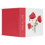 Red Roses and Berries Binders