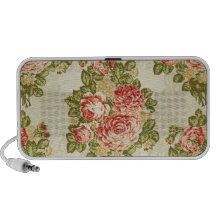 Red roses and green leafs speakers
