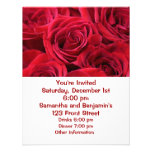 Red Roses Bouquet Custom Announcement