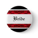 Red roses buttons templates - customizable
