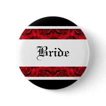 Red roses buttons templates - customizable
