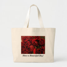 Red Roses Canvas Bag/Tote
