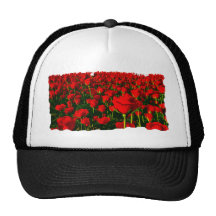 Red Roses Mesh Hat