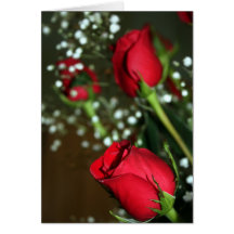 Red Roses Notecard