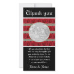 Red roses photo cards template - customizable