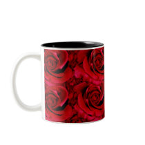 Red roses special occasion mugs