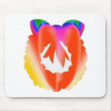 Red Ruby Jewel Flair Wreath : ENJOY n share JOY Mousepads