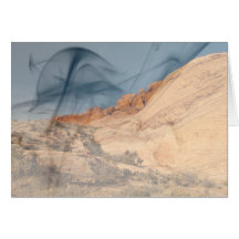 Red Saddle Rocks Greeting Cards