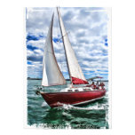 Red Sailboat, Blue Sky, Green Sea Edges Announcement