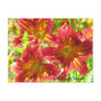 Red Salpiglossis Sinuata Flower Postcard