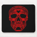 Red Scull Mouse Pad