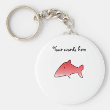 Red shark key chains