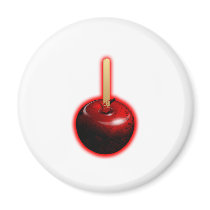 Red Shiny Apple -  Forbidden Fruit Fridge Magnets