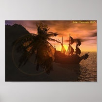Red Ship Poster