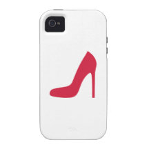Red Shoe Pumps Case-Mate iPhone 4 Covers