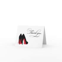 Red Shoe Thank You Card