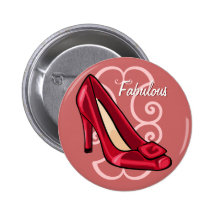 Red Shoes Button