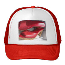 RED SHOES DOMME TRUCKER HATS