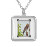 Red Shouldered Hawk Necklace