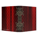 Red Silk Ornate Gold Gothic Vampire Binder