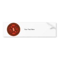 Red Single Loop Knot