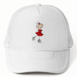 Red Skater Girl Hat