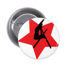 red ski jump icon pins
