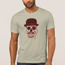 red skull hat t-shirt