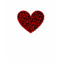 Red Skull Heart t-shirts