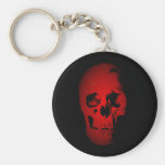 Red Skull Skeleton Key Chain
